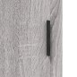 vidaXL Mobile a Parete Grigio Sonoma 69,5x34x90 cm