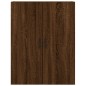 vidaXL Mobile a Parete Rovere Marrone 69,5x34x90 cm