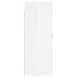 vidaXL Mobile a Parete Bianco Lucido 69,5x34x90 cm