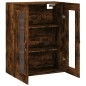 vidaXL Mobile a Parete Rovere Fumo 69,5x34x90 cm