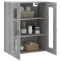 vidaXL Mobile a Parete Grigio Sonoma 69,5x34x90 cm