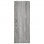 vidaXL Mobile a Parete Grigio Sonoma 69,5x34x90 cm
