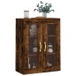 vidaXL Mobile a Parete Rovere Fumo 69,5x34x90 cm