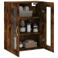 vidaXL Mobile a Parete Rovere Fumo 69,5x34x90 cm