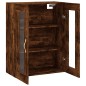 vidaXL Mobile a Parete Rovere Fumo 69,5x34x90 cm