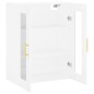 vidaXL Mobile a Parete Bianco 69,5x34x90 cm