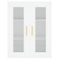 vidaXL Mobile a Parete Bianco 69,5x34x90 cm