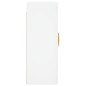 vidaXL Mobile a Parete Bianco 69,5x34x90 cm