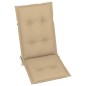 Sedie da Giardino Pieghevoli 6 pz con Cuscini Massello Acacia Sedie da Giardino Pieghevoli 6 pz con Cuscini Massello Acacia