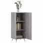 vidaXL Credenza Grigio Sonoma 34,5x34x90 cm in Legno Multistrato vidaXL Credenza Grigio Sonoma 34,5x34x90 cm in Legno Multistrato