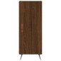 vidaXL Credenza Rovere Marrone 34,5x34x90 cm in Legno Multistrato vidaXL Credenza Rovere Marrone 34,5x34x90 cm in Legno Multistrato