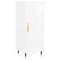 vidaXL Credenza Bianco Lucido 34,5x34x90 cm in Legno Multistrato vidaXL Credenza Bianco Lucido 34,5x34x90 cm in Legno Multistrato