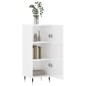 vidaXL Credenza Bianco Lucido 34,5x34x90 cm in Legno Multistrato vidaXL Credenza Bianco Lucido 34,5x34x90 cm in Legno Multistrato