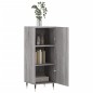 vidaXL Credenza Grigio Sonoma 34,5x34x90 cm in Legno Multistrato vidaXL Credenza Grigio Sonoma 34,5x34x90 cm in Legno Multistrato