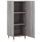 vidaXL Credenza Grigio Sonoma 34,5x34x90 cm in Legno Multistrato vidaXL Credenza Grigio Sonoma 34,5x34x90 cm in Legno Multistrato