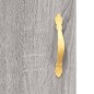 vidaXL Credenza Grigio Sonoma 34,5x34x90 cm in Legno Multistrato vidaXL Credenza Grigio Sonoma 34,5x34x90 cm in Legno Multistrato