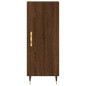 vidaXL Credenza Rovere Marrone 34,5x34x90 cm in Legno Multistrato vidaXL Credenza Rovere Marrone 34,5x34x90 cm in Legno Multistrato