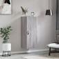 vidaXL Mobile a Parete Grigio Sonoma 34,5x34x90 cm