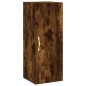 vidaXL Mobile a Parete Rovere Fumo 34,5x34x90 cm