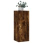vidaXL Mobile a Parete Rovere Fumo 34,5x34x90 cm