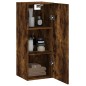 vidaXL Mobile a Parete Rovere Fumo 34,5x34x90 cm