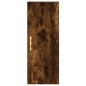 vidaXL Mobile a Parete Rovere Fumo 34,5x34x90 cm
