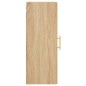 vidaXL Mobile a Parete Rovere Sonoma 34,5x34x90 cm