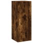 vidaXL Mobile a Parete Rovere Fumo 34,5x34x90 cm