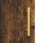 vidaXL Mobile a Parete Rovere Fumo 34,5x34x90 cm