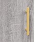 vidaXL Mobile a Parete Grigio Sonoma 34,5x34x90 cm