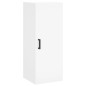 vidaXL Mobile a Parete Bianco 34,5x34x90 cm
