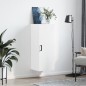 vidaXL Mobile a Parete Bianco 34,5x34x90 cm