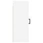 vidaXL Mobile a Parete Bianco 34,5x34x90 cm