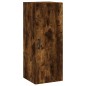 vidaXL Mobile a Parete Rovere Fumo 34,5x34x90 cm