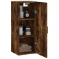 vidaXL Mobile a Parete Rovere Fumo 34,5x34x90 cm