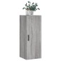 vidaXL Mobile a Parete Grigio Sonoma 34,5x34x90 cm