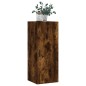vidaXL Mobile a Parete Rovere Fumo 34,5x34x90 cm