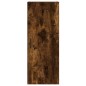vidaXL Mobile a Parete Rovere Fumo 34,5x34x90 cm