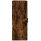 vidaXL Mobile a Parete Rovere Fumo 34,5x34x90 cm