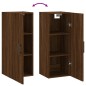 vidaXL Mobile a Parete Rovere Marrone 34,5x34x90 cm