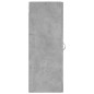 vidaXL Mobile a Parete Grigio Cemento 34,5x34x90 cm