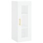 vidaXL Mobile a Parete Bianco 34,5x34x90 cm