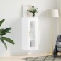 vidaXL Mobile a Parete Bianco 34,5x34x90 cm