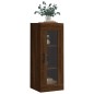 vidaXL Mobile a Parete Rovere Marrone 34,5x34x90 cm