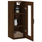 vidaXL Mobile a Parete Rovere Marrone 34,5x34x90 cm
