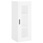 vidaXL Mobile a Parete Bianco 34,5x34x90 cm