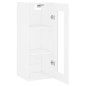 vidaXL Mobile a Parete Bianco 34,5x34x90 cm