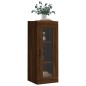 vidaXL Mobile a Parete Rovere Marrone 34,5x34x90 cm