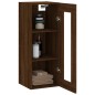 vidaXL Mobile a Parete Rovere Marrone 34,5x34x90 cm