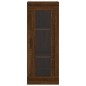 vidaXL Mobile a Parete Rovere Marrone 34,5x34x90 cm
